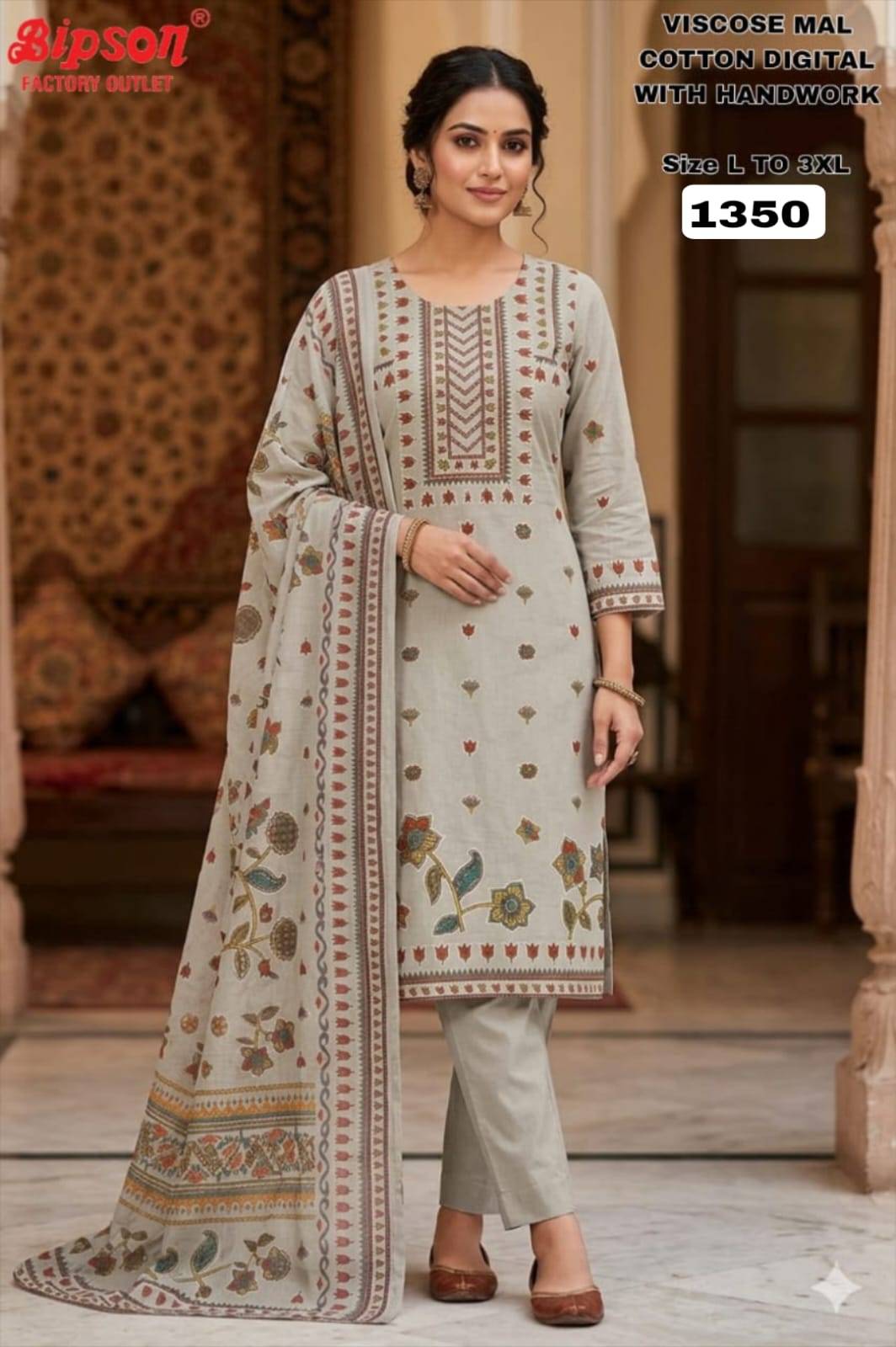 COTTON Collection By BIPSON PRINTS Stylish Beautiful Colourful Pure Viscose Mal Cotton Dresses At Wholesale Price